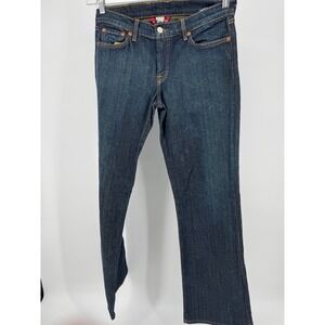 Lucky Brand Jeans Womens‎ 10 American Standard Dungarees Denim Jeans Dark Wash
